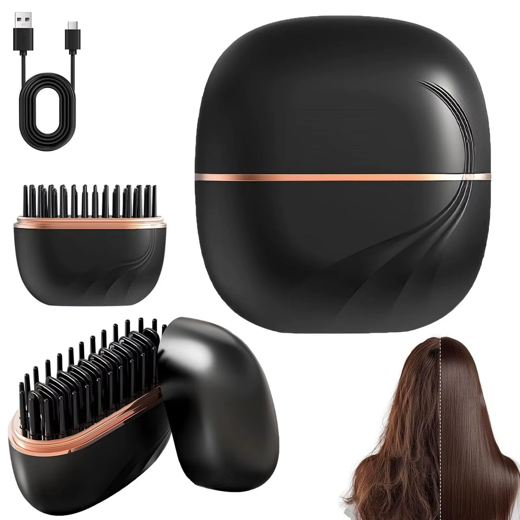 Mini Hair Straightener 3-Speed Temperature Control Rapid Heating & anti Scald Shell Lightweight and Portable for Travel